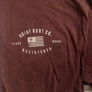 Ariat Men's Maroon Graphic T-Shirt